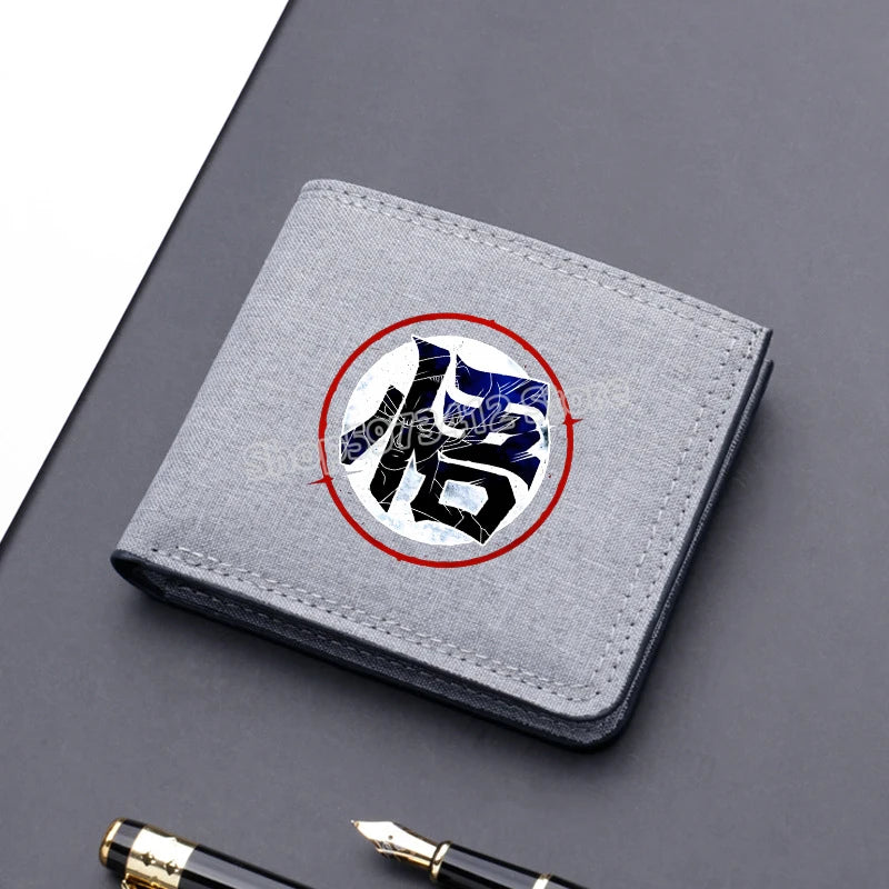 Dragons Ball Wallet Anime Goku Men Short Folding Purse Cartoon Card Holder Kids Coin Photo Case Fashion Pocketbook Birthday Gift