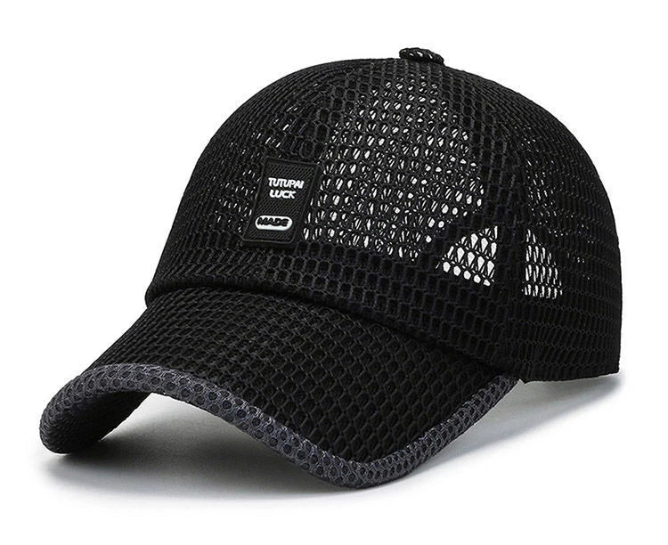 Summer Mesh Cap Baseball Breathable Outdoor Adjustable Snapback Hiking Fishing Cap Women Men Cool Casual Sport Cycling Cap