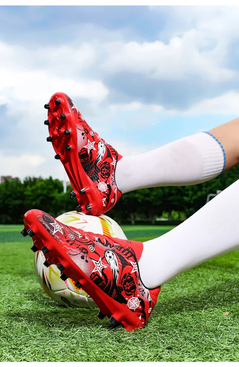 Nouvelles chaussures de football pour hommes et garçons, chaussures de football originales TF/AG, chaussures de football professionnelles pour terrain intérieur, crampons de football, baskets antidérapantes.
