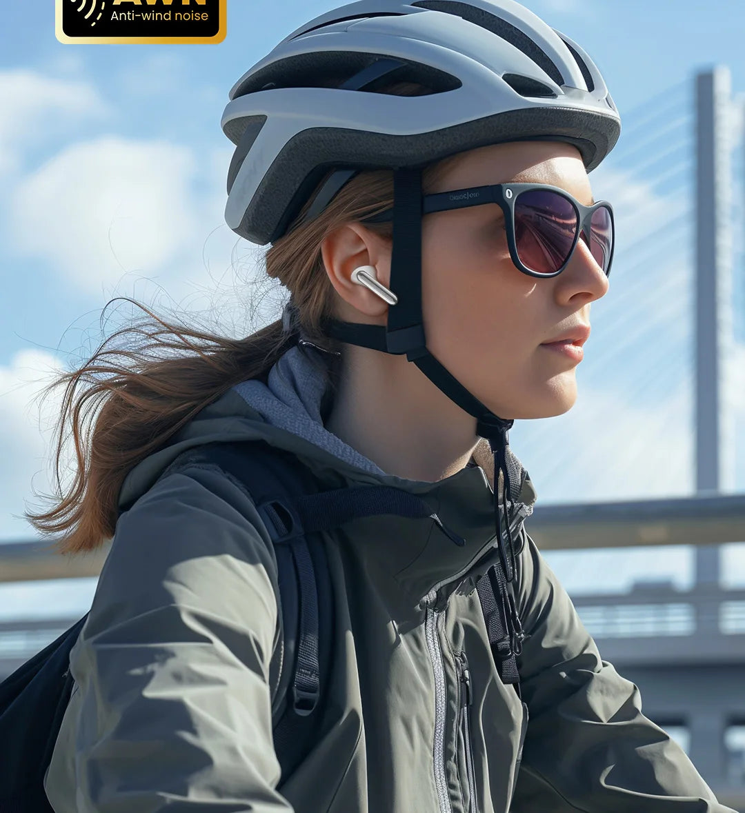 HAYLOU Mori Pro Bluetooth 5.4 écouteurs sans fil 43dB hybride adaptative ANC haute résolution LDAC écouteurs 6 micro casque 28H d'autonomie de la batterie