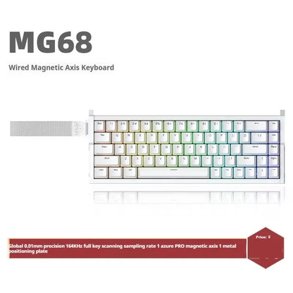 Irok MG68 MAX Keyboard Magnetic Switch Hot Swap RGB 8K Gamer Mechanical Keyboard PC E-Sports Gaming Accessories Customized Gift