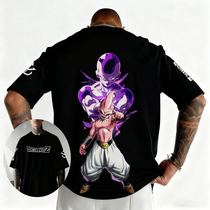 Dragon Ball Japanese Anime Printed Men's T-Shirt Majin Buu Boys Children Harajuku Short Sleeve Kids Goku T-shirt Summer Clothing