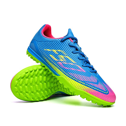 Chaussures de football professionnelles pour hommes, modèle TF (chaussures pour terrains synthétiques), offrant une adhérence et une résistance au glissement exceptionnelles, adaptées à toutes les saisons.
