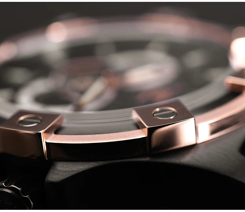 Yelang V1024 Men's Brand Watches 44mm Japan Miyota 82S7 Automatic Mechanical Movement Luminous Men's 100m Waterproof Business Watch