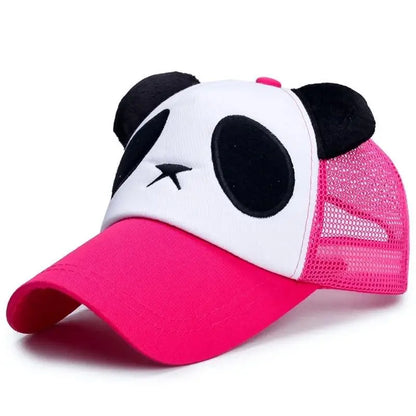 Casquettes de baseball d'été mignonnes avec panda pour hommes et femmes, casquettes hip-hop en coton à fermeture snapback, protection solaire, garçons et filles, casquettes d'extérieur, dropshipping