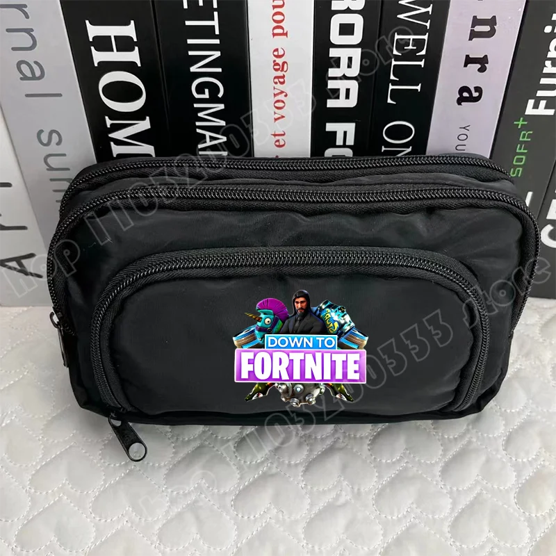 Fortnite Pen Box Creative Game Pattern Pencil Case Harajuku Storage Bag Boy Girl Back to School Supplies Birthday Party Gifts