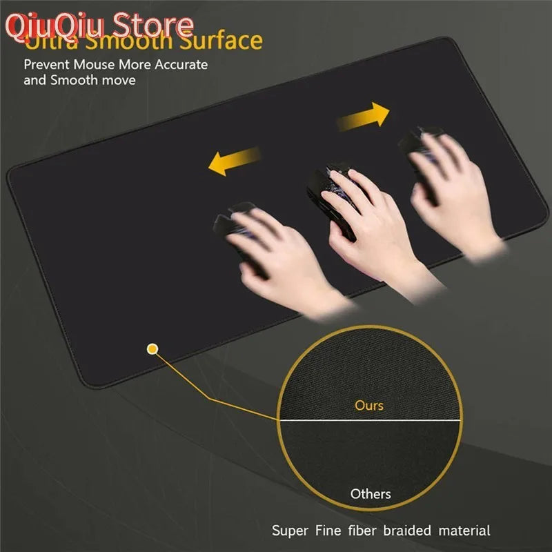 Sonic Desk Mat Smooth Table Mat Large Extended Gaming Mouse Pad Keyboard Pad For Computer