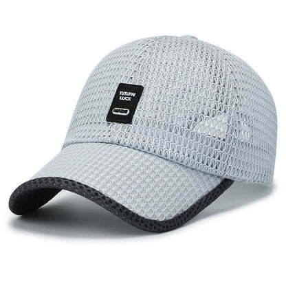 Summer Mesh Cap Baseball Breathable Outdoor Adjustable Snapback Hiking Fishing Cap Women Men Cool Casual Sport Cycling Cap