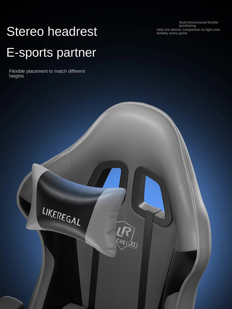 New Gaming Chair 9D Mechanical Dynamic Armrests 3D Lumbar Support Wide Seat Ergonomic Chair Gaming Live Streaming Swivel Chair