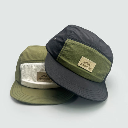 Unisex Quick Drying Outdoors Letters Baseball Hats Versatile Short Eave Fashion ins Sunshade Color Block Breathable Peaked Caps