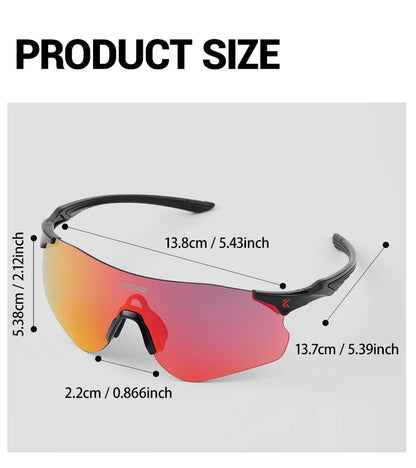 Kapvoe Nové outdoorové běžecké a cyklistické brýle Fotochromatické sluneční brýle pro ženy a muže Sportovní brýle pro maraton a jízdu na kole UV400
