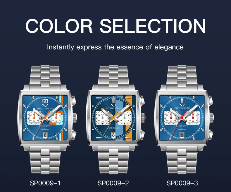 Men's Watches 2025 New Hot Luxury Quartz Wrist Watch Japan VK64 Chronograph Trendy Sport Waterproof