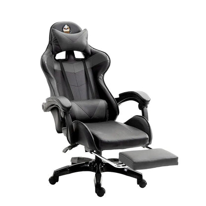 Gaming-Stuhl Gaming-Sessel höhenverstellbarer Bürostuhl mit verstellbarer Liegefunktion, Katzenohren und Kissen