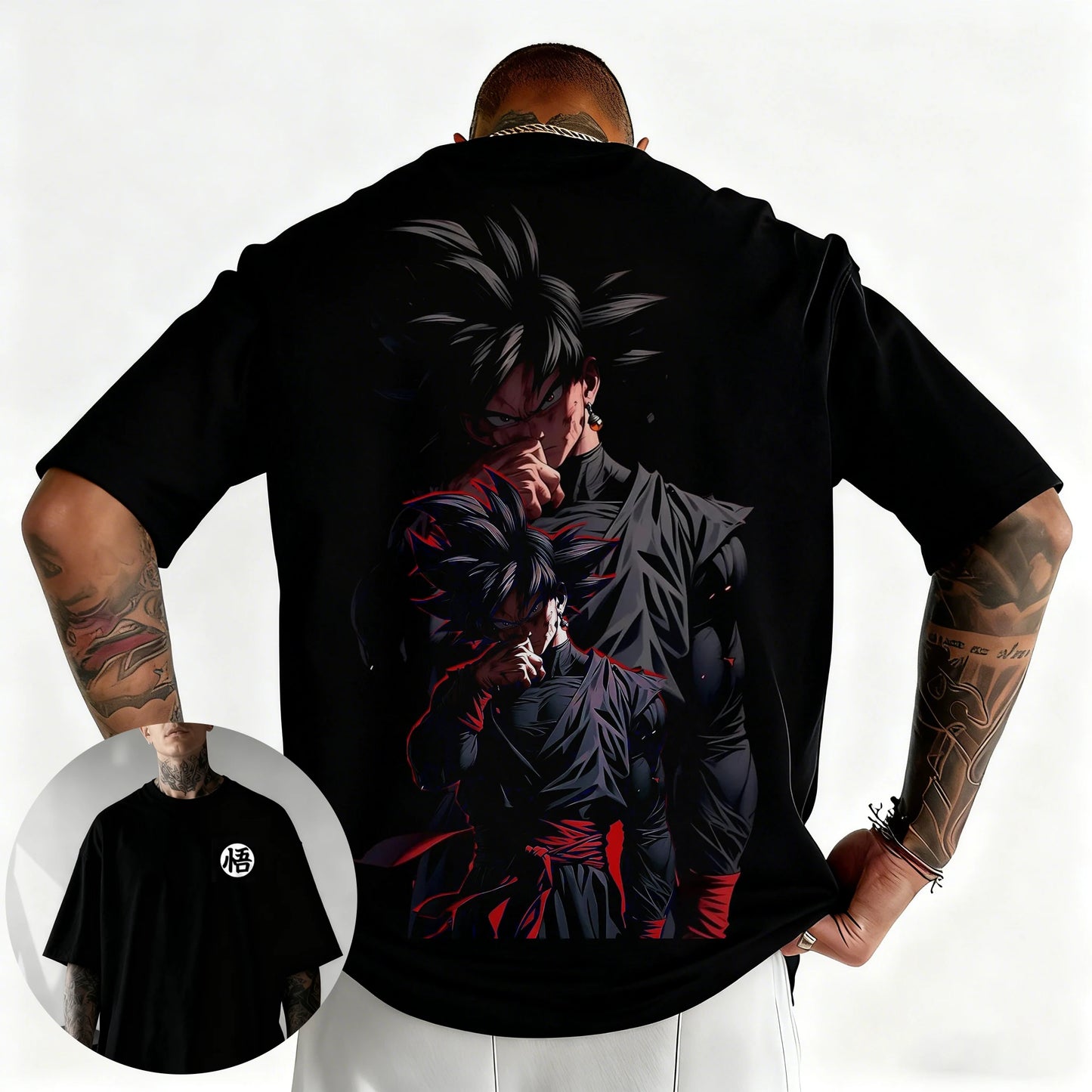 Dragon Ball Japanese Anime Printed Men's T-Shirt Majin Buu Boys Children Harajuku Short Sleeve Kids Goku T-shirt Summer Clothing