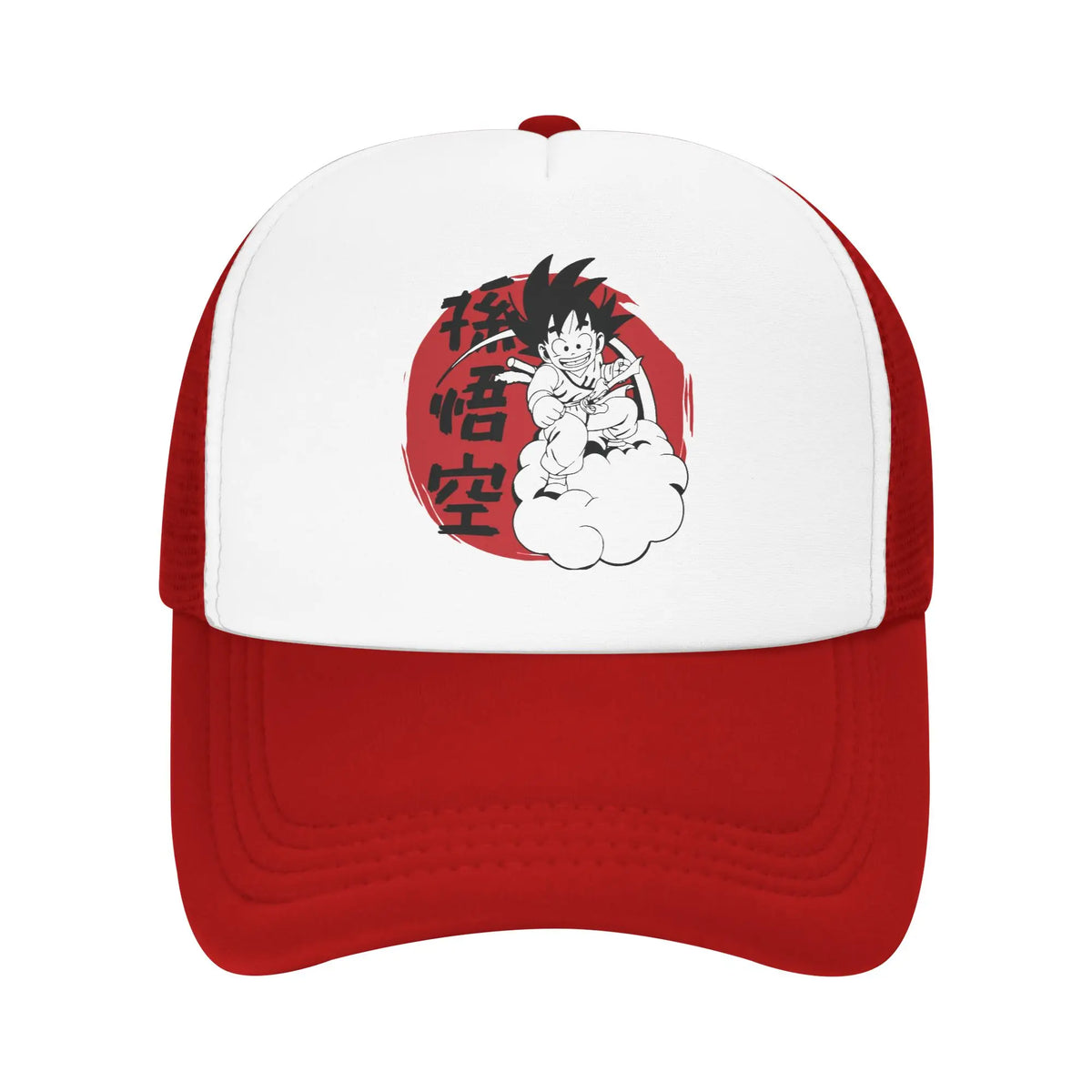 Czapka typu trucker Son Gohan D-Dragon Ball Z, unisex, czapki outdoorowe, czapka robocza typu trucker, czapka typu trucker, czapki typu snapback, czapki baseballowe z siateczką