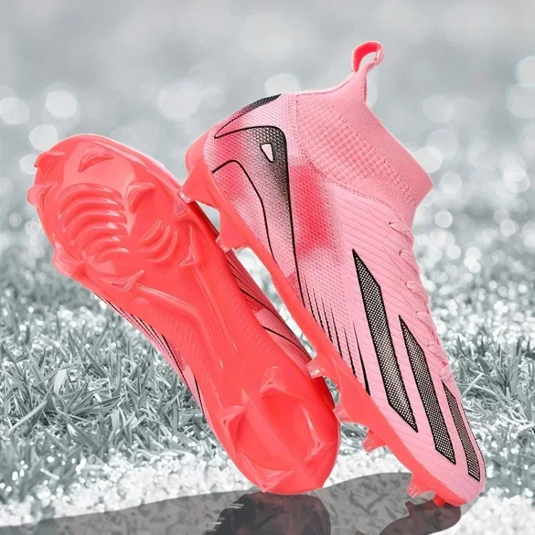 Fotbollsskor för män, New TF, sneakers för konstgräs och turf, ultralätta herrfotbollsskor, bekväma ankelhöga fotbollsskor för futsal och snabbt spel