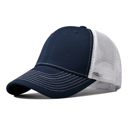 Baseball Cap Adult Net cap Shallow curved eaves Hat Unisex Summer hat Breathable hat shade Spring Autumn Cap Hip Hop Fitted Cap