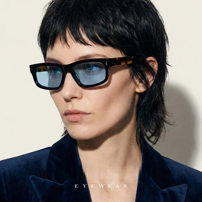 TFTB Fashion Trend – polarizované pánské a dámské sluneční brýle z acetátu, retro čtvercový tvar, ochrana proti UV záření, brýle na řízení S32241