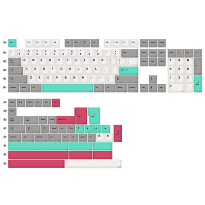 KBDiy GMK Modern Dolch Keycaps Retro PBT Keycap Cherry Profile for Cherry Gateron Kailh MX Switches 60 Mechanical Keyboard Gamer