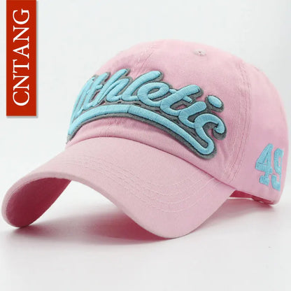 Big Letter Embroidery Baseball Cap Men Summer Casual Women Fashion Snapback Cotton Caps Visor Hip Hop Hat Autumn Adjustable