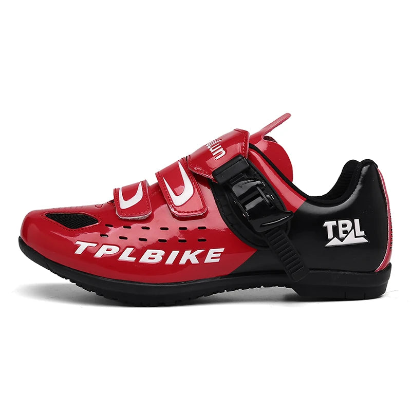 New Men’s and Women’s Bicycle Shoes Outdoor Cycling Shoes with Three Functional Soles Professional Training Shoes