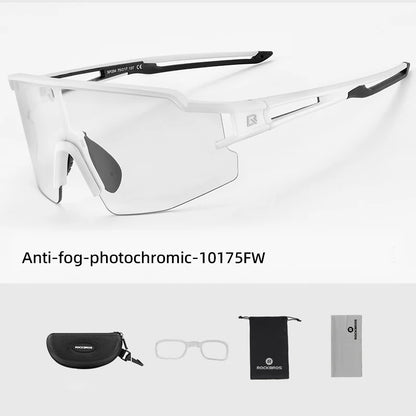 ROCKBROS Cyklistické brýle Fotochromatické brýle Cyklistické brýle Ochranné brýle Větruodolné Cyklistické Outdoorové sportovní sluneční brýle