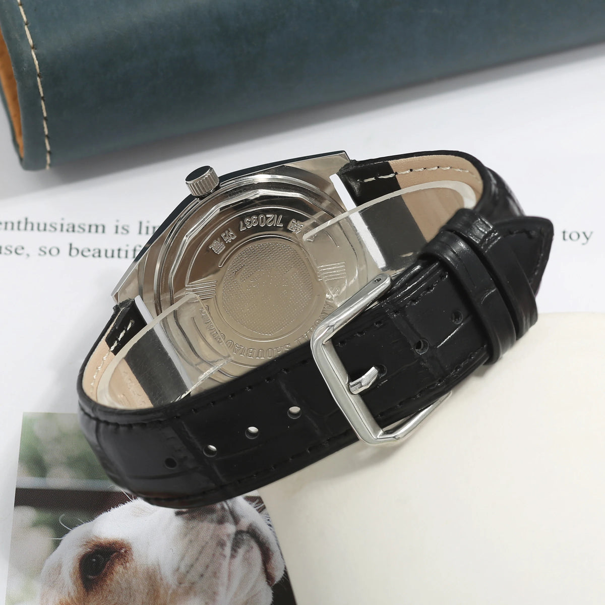 Shanghai 36MM Hand-Wind Mechanical Watch 7120 Waterproof china Watch for Men wholesale