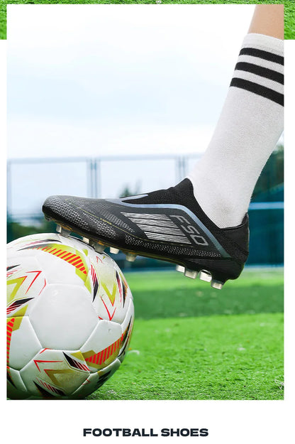 New Men's Football Boots Turf Comfortable Soccer Shoes Sport Fg Grass Cleats Futsal Non Slip Outdoor Adult Ultralight Non-Slip
