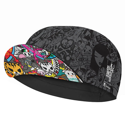 style Casquettes de cyclisme Casquettes de sport d'été respirantes pour le vélo Séchage rapide Polyester Casquettes noires et bleues Classiques