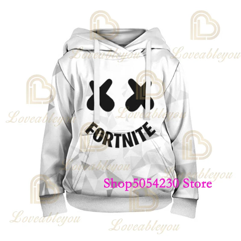 3D printani Fortnite hoodie s lamom Battle Royale, crtani sweatshirt za muškarce i žene, majica s kapuljačom Game Hero za tinejdžere