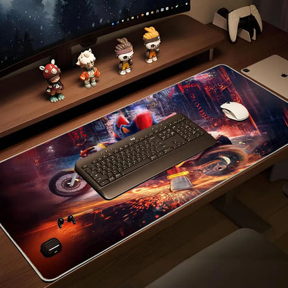 Anime Sonic The Hedgehog Mouse Mat Desk Mat With Pad Gaming Accessories Prime Gaming XXL Keyboard Pad Padding Mat