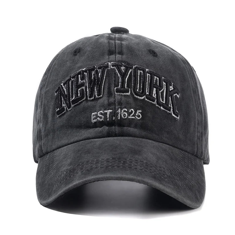 Czapka z pranej bawełny marki York dla mężczyzn i kobiet – czapki typu gorra, czapki snapback, czapki baseballowe, czapki przeciwsłoneczne, czapki typu dad hat, czapki outdoorowe
