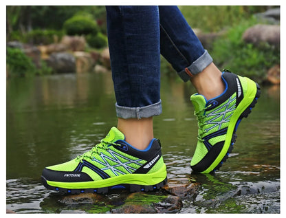 Marken-Wanderschuhe für Herren, atmungsaktive Mesh-Reiseschuhe, wasserdichte Outdoor-Schuhe für Jagd und Angeln, Berg-, Offroad-, Reit- und Sportschuhe