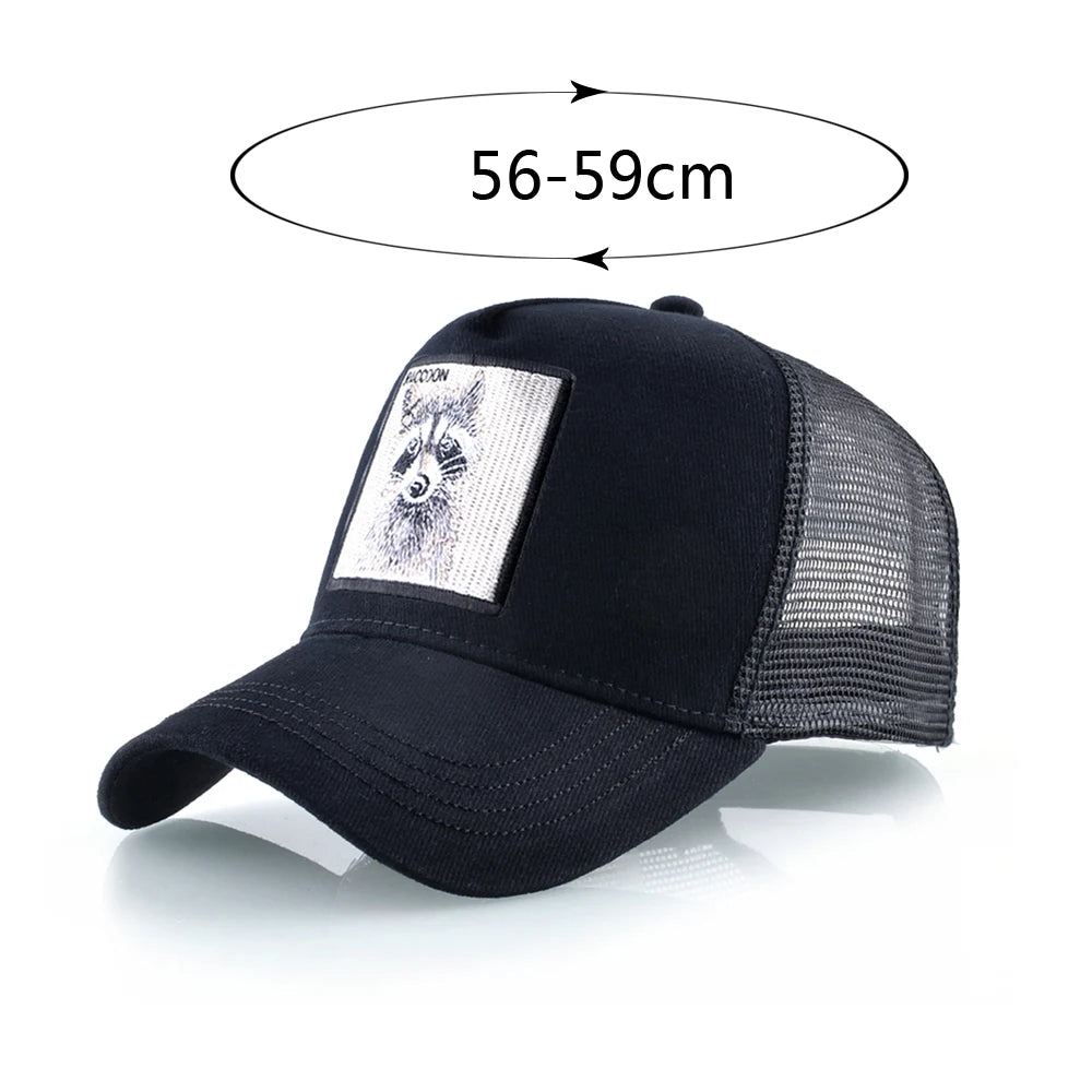 Spring Summer Baseball Cap With Lion Embroidery Patch Snapback Trucker Caps Men Women Drake Baseball Hats Four Season Sun Hat