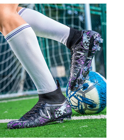 Neue professionelle Fußballschuhe für Herren, rutschfeste Fußballstiefel, Unisex, atmungsaktiv, für Futsal und Sport, neue Stollenschuhe, Dropshipping, ultraleicht