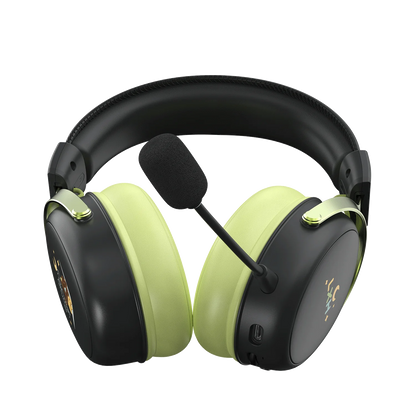 Casque de jeu AKKO Verge S9 E-Sports avec micro, casque de jeu quad-mode, son surround 7.1 canaux, audio FPS optimisé, haut-parleur de 53 mm