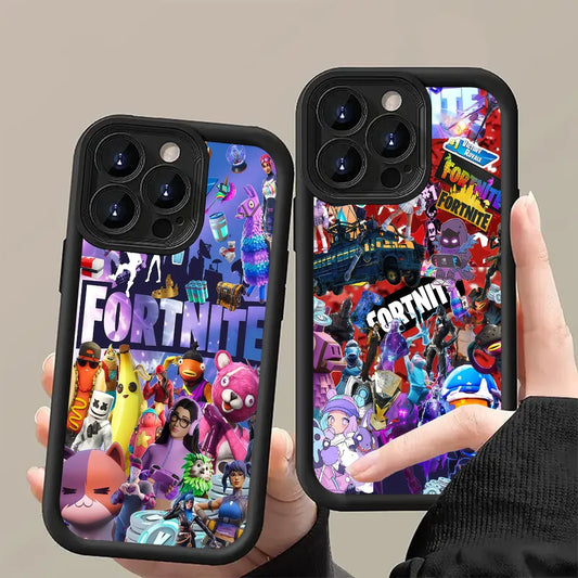 F-Fortnite Game Phone Case for iPhone 17e 17 16e 16 15 14 13 12 11 Air Pro Max Mini XR XS X 7 8 6 6s Plus Soft TPU Back Cover