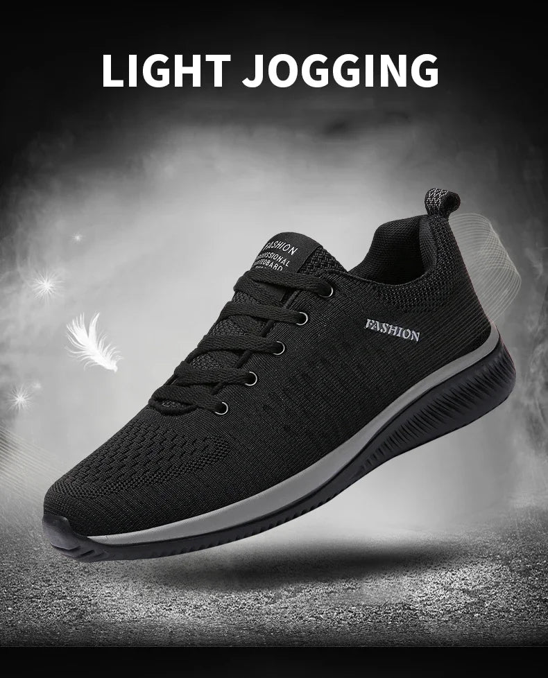 Gebreide hardloop- en wandelschoenen voor heren en dames, casual sneakers, ademende sportschoenen voor hardlopen, fitness en outdoor, lichtgewicht, maat 38-47