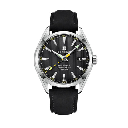 Relógio masculino Corgeut 41mm Luxury NH35 Movt Man Sport Clock automático, relógio de pulso mecânico, safira, bracelete em aço, para homem