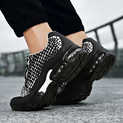 Scarpe sportive da uomo leggere con suola morbida ammortizzata, in mesh traspirante, alla moda, per giovani, corsa outdoor, fitness e allenamento
