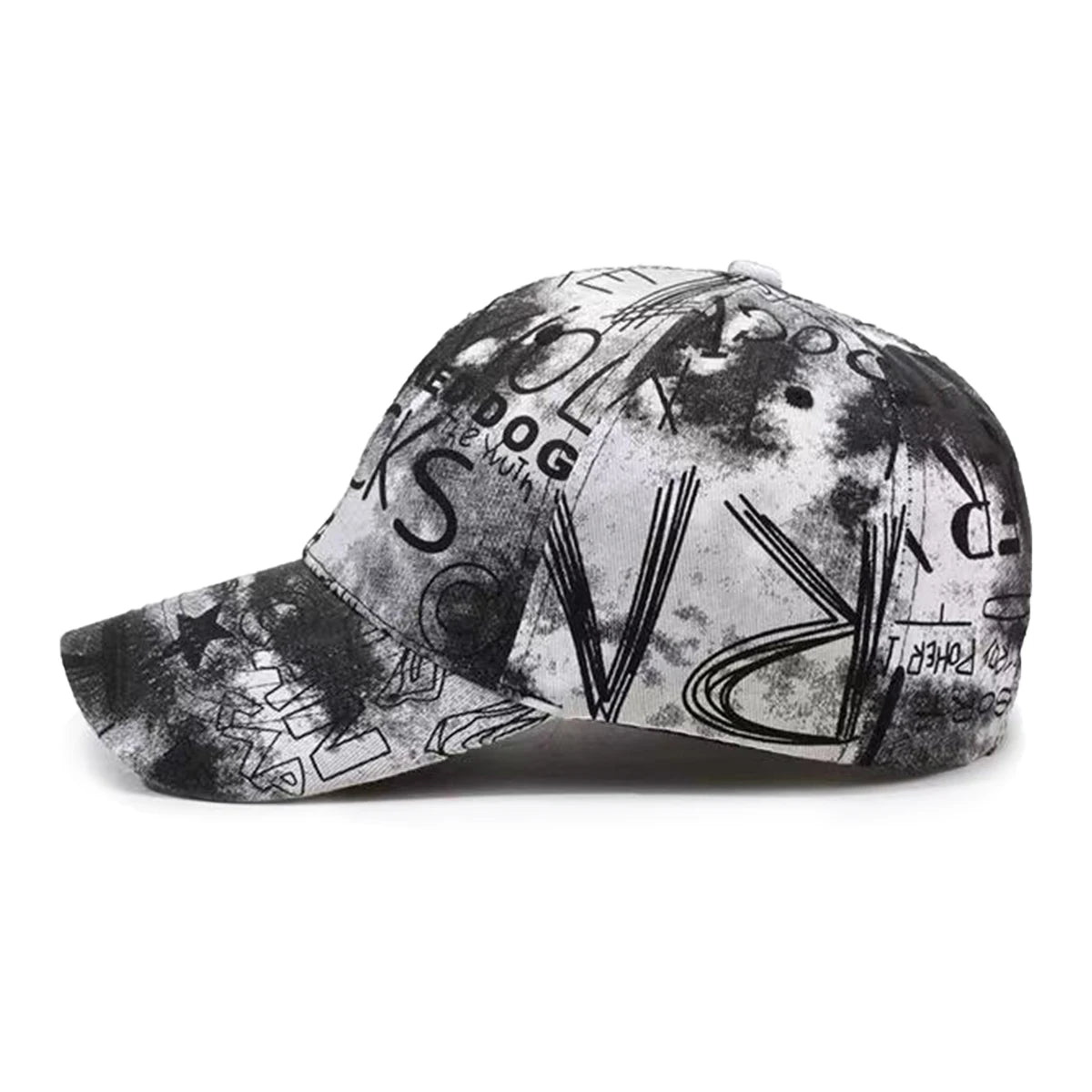 Unisex Graffiti Letters Baseball Caps Spring Autumn Outdoor Adjustable Casual Hats Sunscreen Hat Sports Cap