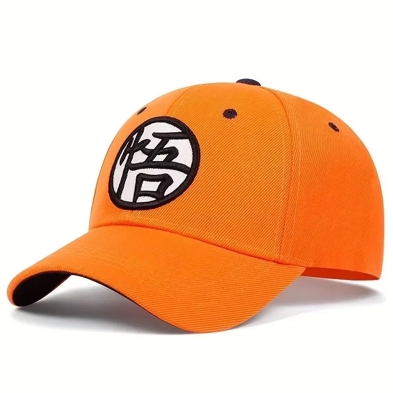 „Dragon Ball“ Son Goku unisex „Gui Wu“ siuvinėtos beisbolo kepurės, pavasario ir rudens lauko reguliuojamos kasdieninės kepurės, apsauginės nuo saulės kepurės