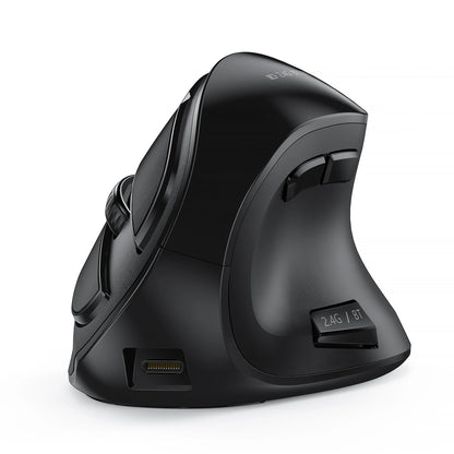 Seenda Vertical Wireless Mouse Bluetooth 5.0 3.0 Mouse for Tablet Laptop PC Mac iPad Rechargeable 2.4G USB Ergonomic gaming Mice