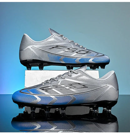 Nouvelles chaussures de football pour hommes, chaussures de sport respirantes, antidérapantes, de haute qualité, pour matchs en plein air, chaussures de football de salle, haute tige, ultralégères