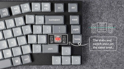 Keychron K15 Max (Alice-Layout) QMK kabellose individuell anpassbare mechanische Tastatur mit flachem Profil, Gateron-Switches und Double-Shot-PBT-Tastenkappen