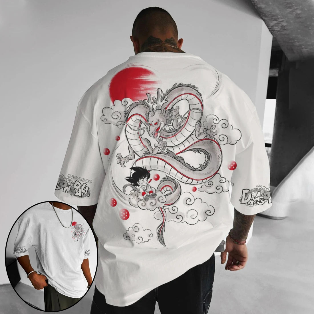 Dragon Ball Z Print Short Sleeve Cotton T-Shirt Son Goku Vegeta Men Women Clothes Harajuku Y2k Tee Vintage Summer Streetwear