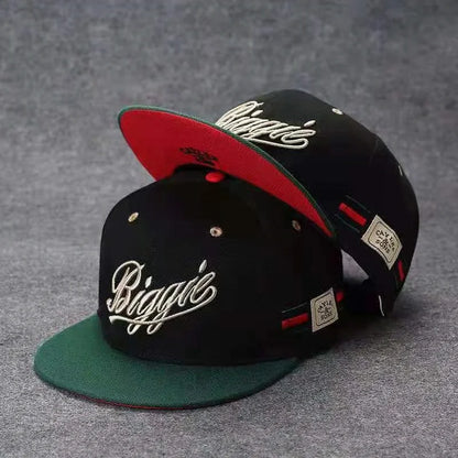 Men's Letter Embroidery Tide All-match Flat Brim Baseball Cap Ladies Summer Hip-hop Hat Outdoor Shade Adjustable Peaked Cap
