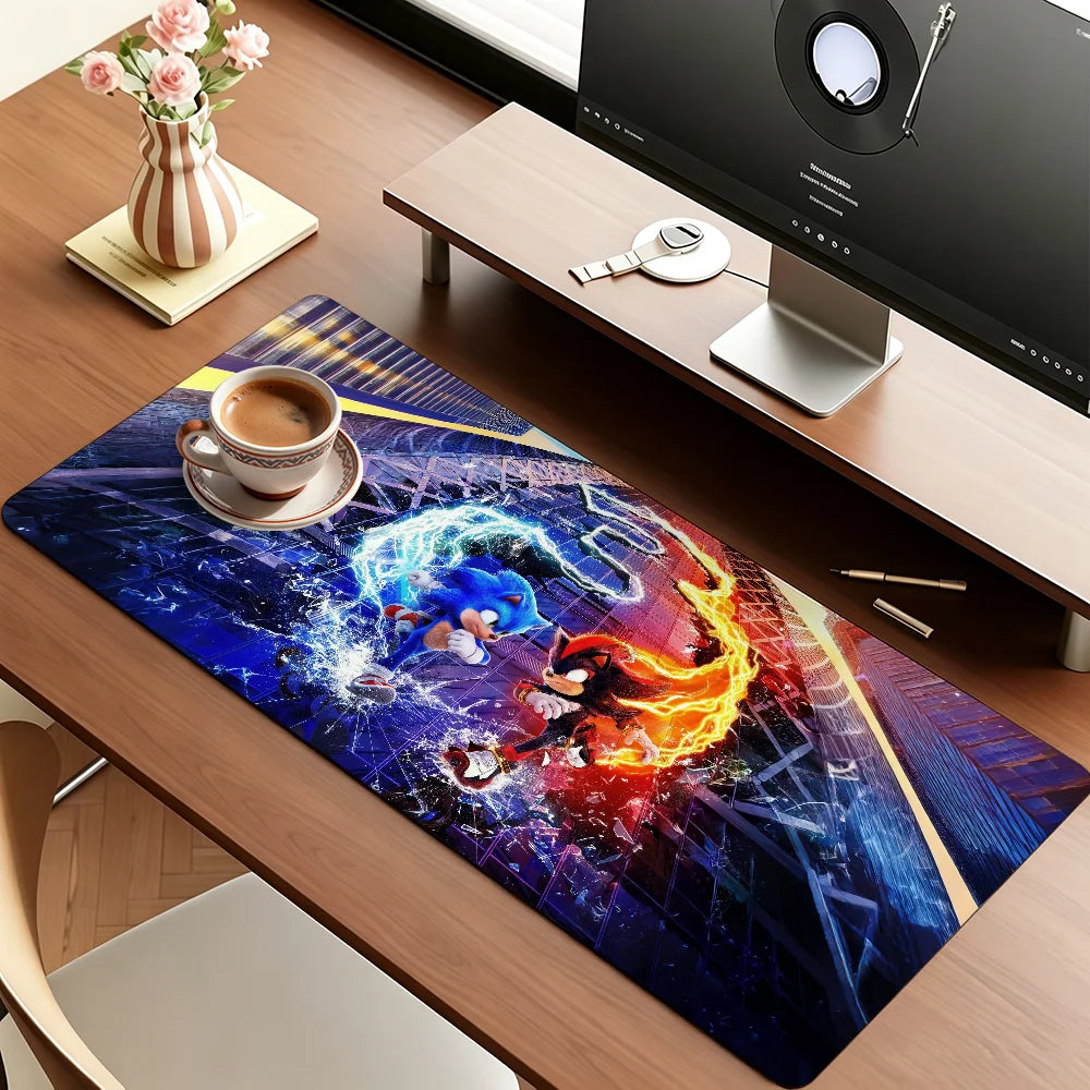 Game S-Sonic The H-Hedgehog Mouse Pad For Office Gaming And Keyboards Non-Slip Large Waterproof