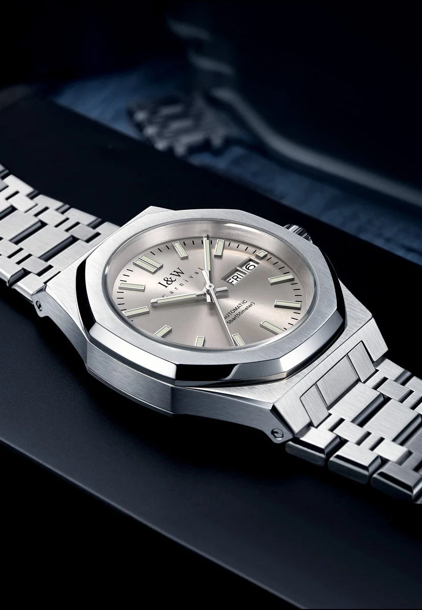 CARNIVAL Men's Mechanical Watch Brand Luxury Sapphire NH36 Movement Automatic Wrist Watches 50m Waterproof for Men