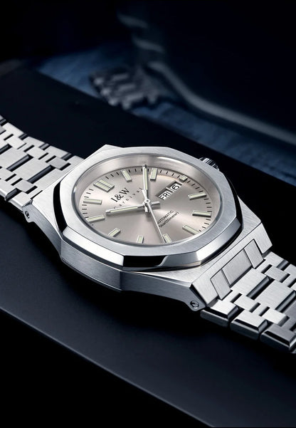 CARNIVAL Men's Mechanical Watch Brand Luxury Sapphire NH36 Movement Automatic Wrist Watches 50m Waterproof for Men